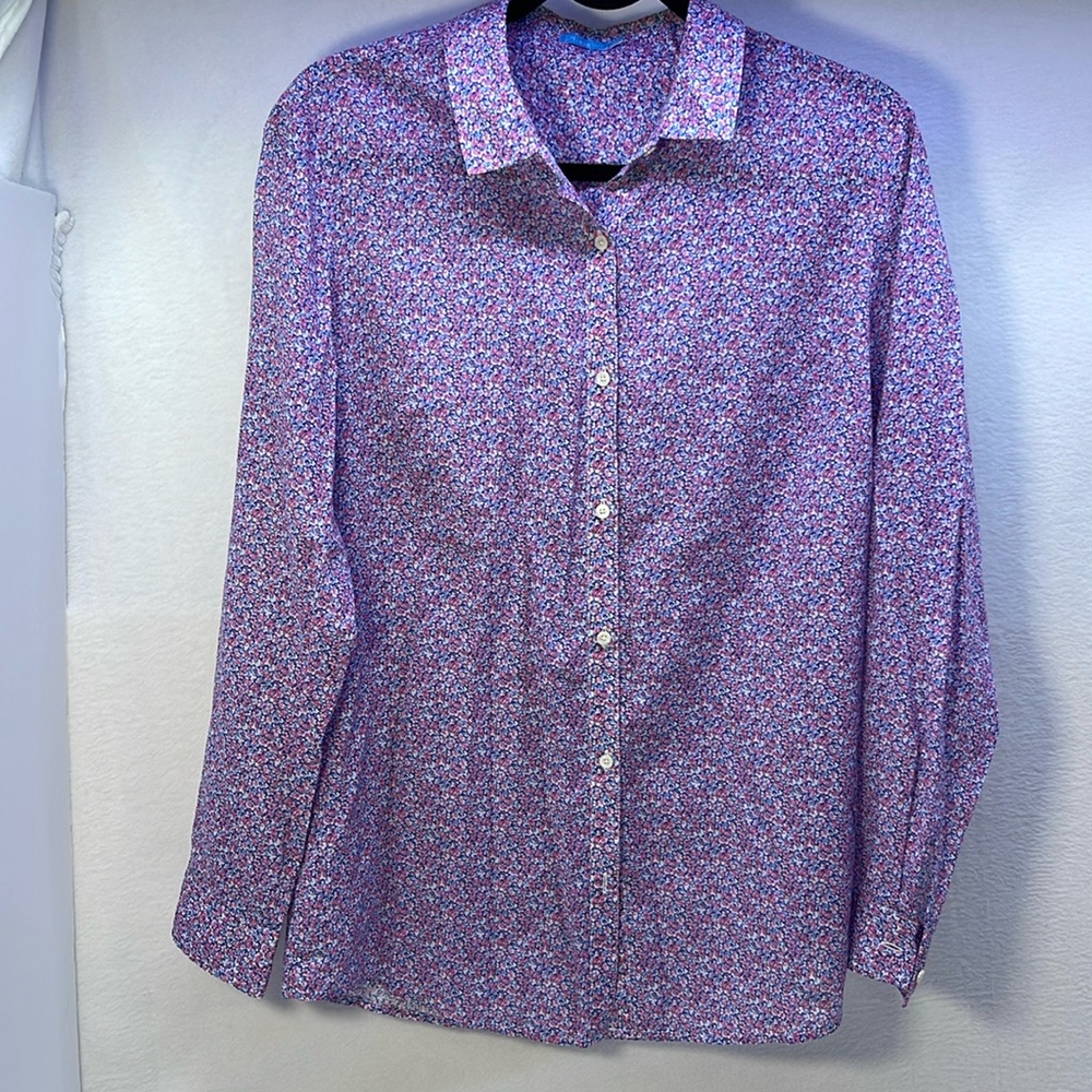 J.McLaughlin floral long sleeve size M